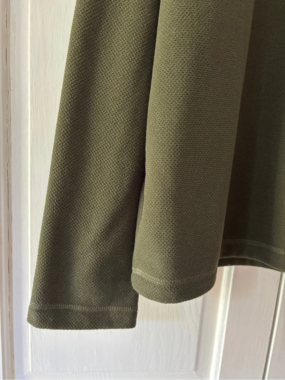 The North Face Men's Olive Green Texture Cap Rock Quarter-Zip Jacket Size XL